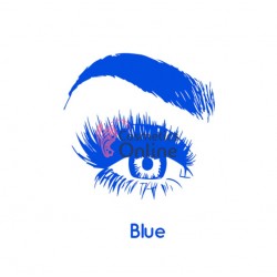 Sablon sticker de perete pentru salon de infrumusetare - J052XL - Make-Up Beauty Albastru